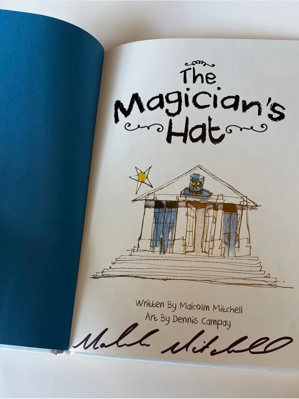 🔴⚫️ UGA fans- “The Magician’s Hat” authored and signed by WR Malcolm Mitchell